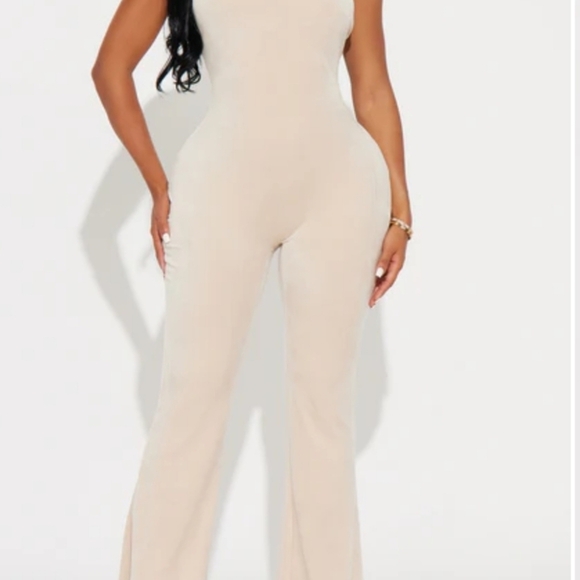 Fashion Nova OG it Girl Soft Velour Jumpsuit Costume - Picture 1 of 3